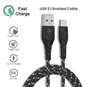 Für Motorola Moto G85 5G Schnell Ladekabel USB-A AUF Typ-C Kabel Ladekabel Wire - Bild 1 von 16