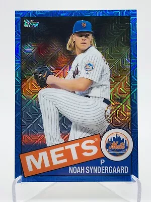 2020 Topps Series 2 NOAH SYNDERGAARD | Silver Chrome Mojo Blue Refractor /150 - Image 1 of 2