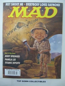 MAD Magazine August 1998 Jerry Springer/Pamela Lee/Everybody Loves Raymond - Bild 1 von 4