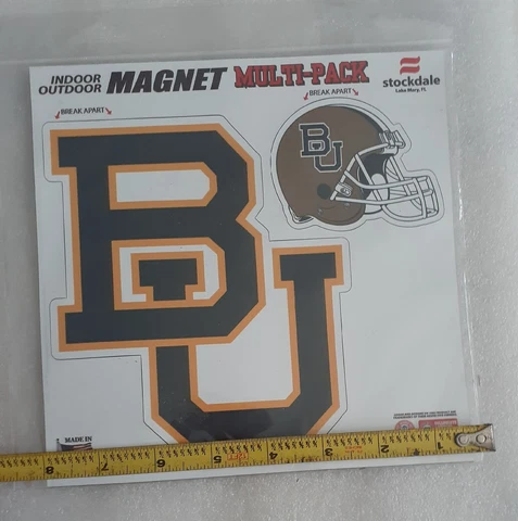 BAYLOR University Indoor Outdoor Multi Pack Magnet Stockdale Bears Football Cover