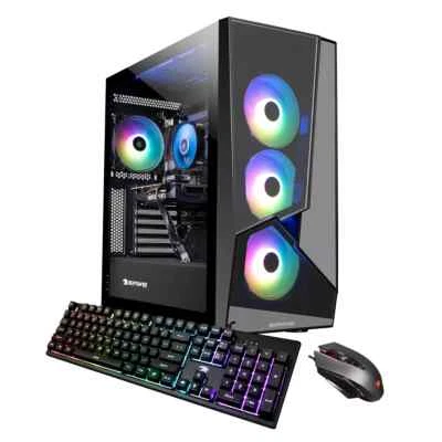 iBUYPOWER Gaming PC SlateMR 203i Intel i5-11400F GT 1030 8GB RAM 480GB SSD - Image 1 of 4