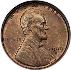 Lincoln Cent 1909-S VDB NGC MS-64 Red and Brown! Key Date! Stunning near-Gem! - Picture 1 of 6