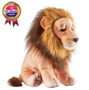 ~❤️~Wild Republic 14" 35cm Artist African Male LION Plush Realistic Soft Toy ~❤️ - Picture 1 of 6