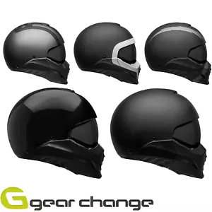 Bell Broozer Motorcycle Helmets Includes Dark Visor - Picture 1 of 14