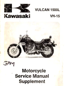 OEM Genuine Kawasaki Dealer/Owners Service/Repair Manual VN1500 Vulcan 1994-1996 - Bild 1 von 2