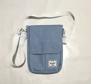 HERSCHEL Light Blue Pender Sleeve Crossbody Bag for iPad Mini NWOT - Picture 1 of 6