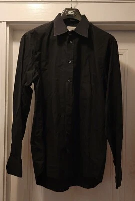 Auténtica Camisa Negra Gianfranco Ferre Studio Hombre Talla 17/43 Manga Larga Foto 1 de 3
