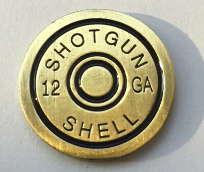 GUNNER Shotgun Shell 12 Guage Golf Ball Marker New