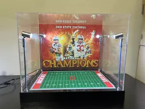 Ohio State Buckeyes National Champions Full Size Helmet Display With LED Lights - Picture 1 of 2