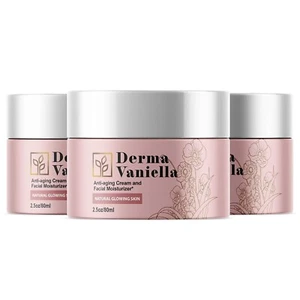 (3 Pack) Derma Vaniella Anti-Aging Cream - Skin Tightening Facial Moisturizer - Picture 1 of 3