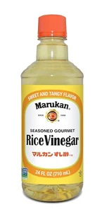 Marukan Seasoned Gourmet Rice Vinegar, Case of Six 12 Oz Glass Bottles - Picture 1 of 5