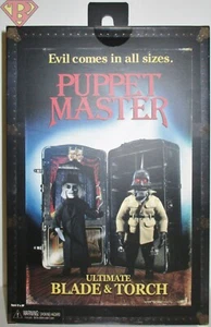 Ultimate Blade & Torch Modellino Puppet Master 4" pollici confezione da 2 Neca 2021 - Foto 1 di 11