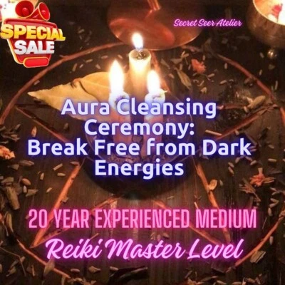 DISCOVER Aura Cleansing Ceremony: Break Free from Dark Energies | Remove Spells, Black