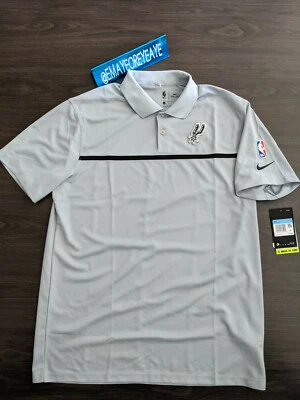 Nike NBA Men's San Antonio Spurs Statement Polo Shirt Coaches Medium M CN4120 - Image 1 of 4
