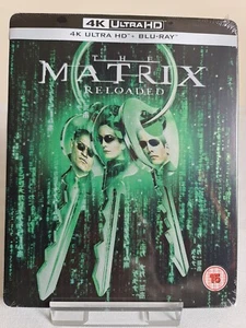 THE MATRIX RELOADED 4K ULTRA HD + BLU-RAY STEELBOOK - Picture 1 of 12