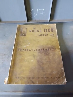 Original Fiat 1100 Modell 103 Werkstatthandbuch Reparaturhandbuch - Bild 1 von 4