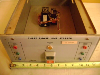 Entrenador eléctrico industrial de arranque de voltaje completo trifásico Lab-Volt EMS 8651 Foto 1 de 4