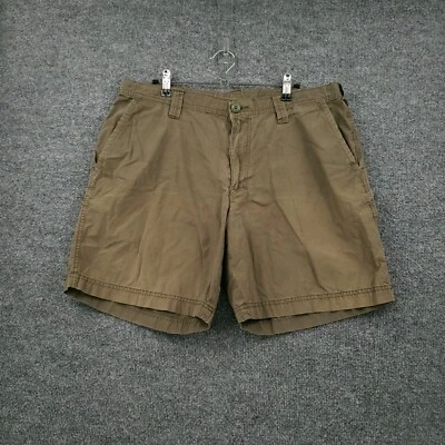 Columbia Shorts Mens 36 Green Washed Out Chino Bermuda Flat Front Hiking Outdoor - Image 1 of 4