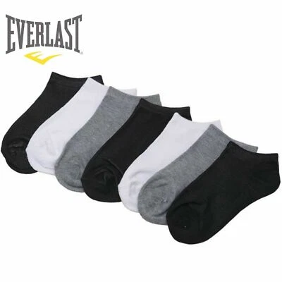 Calcetines Everlast Para Hombre Surtidos Corte Bajo Negro Gris Blanco Tobillo No Show 6-12 Foto 1 de 3