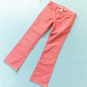 Pantalones de pana Abercrombie & Fitch vintage Y2K tiro bajo rosa bootcut talla 4 - Imagen 1 de 7