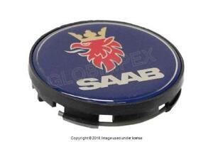 For SAAB 1996-2011 Center Hub Cap for Alloy Wheel - with Black Edge GENUINE