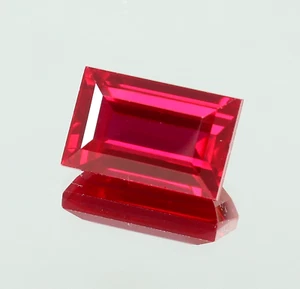 12x8 MM AAA Natural Flawless Mozambique Ruby Loose Baguette Gemstone Cut 7.75 Ct - Bild 1 von 6