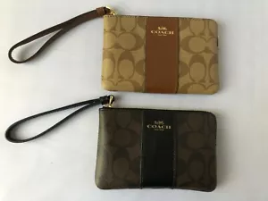 Coach F58035 Corner Zip Wristlet Wallet Gift Box New With Tags - Picture 1 of 9