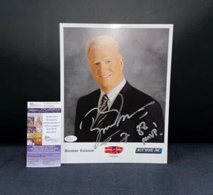 BOOMER ESIASON SIGNED 8X10 PHOTO W/ JSA COA *MVP* - Picture 1 of 1
