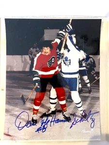 Philadelphia Flyers Dave The Hammer Schultz handsigniertes Foto - Bild 1 von 2