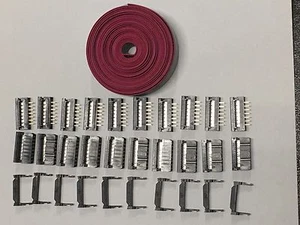 Flat Cable 14 Pins Wires IDC Ribbon 2.54mm pitch 12ft cable & 10 sets connectors - Picture 1 of 12