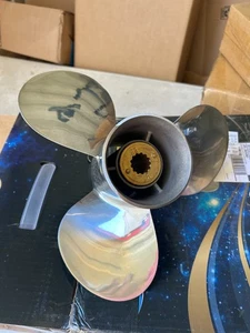 11 1/8 x 13 Stainless Steel Outboard Propeller For Mercury 40-60HP 13 Tooth,RH - Bild 1 von 4