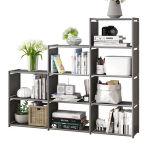 Bookshelves Assembled Storage Rack Bedroom Living Room Vertical Cabinet Booksh - Picture 1 of 6