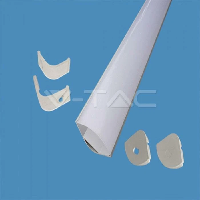 V-TAC 2 METRI PROFILO IN ALLUMINIO PER STRISCE LED DA INTERNO VT-8105 3363 - Immagine 1 di 1