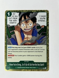 I Know You're Strong - Carrying On His Will - One Piece Englisch OP13-040 - Bild 1 von 1