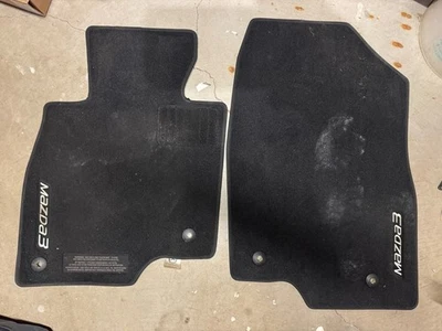 2014 2015 2016 2017 2018 Mazda 3 alfombrillas alfombra negra OEM BHN968G20 Foto 1 de 4