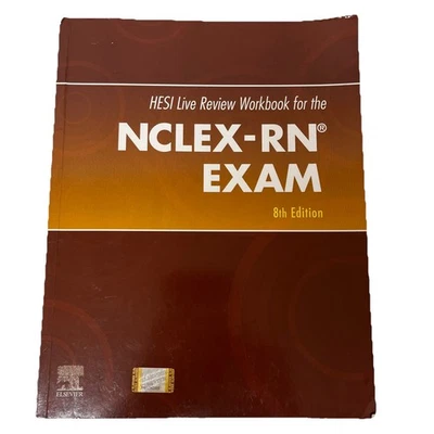 HESI Live Review Workbook for the NCLEX-RN Exam 8th Edition (2023 Paperback) - Image 1 of 4