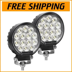 Efficient 112W LED Flood Lights - Remote-Controlled for Universal Vehicle Use - Picture 1 of 8