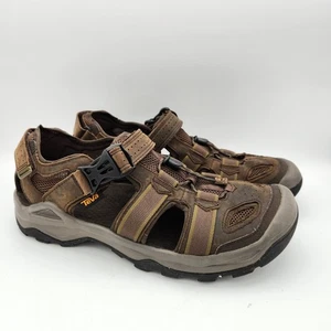 Teva Sandalen Omnium 2 Hybrid braun Leder Gummizugverschluss 1019180 Herren 11 - Bild 1 von 11