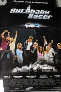 Autobahn Raser - Banner / Kinobanner Größe 85cm x 60cm - Picture 1 of 1