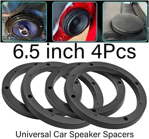 4x Universal 6.5 Pulgadas Puerta Coche Altavoz Montaje Anillo Espaciador Adaptador Soporte Anillo - Imagen 1 de 24