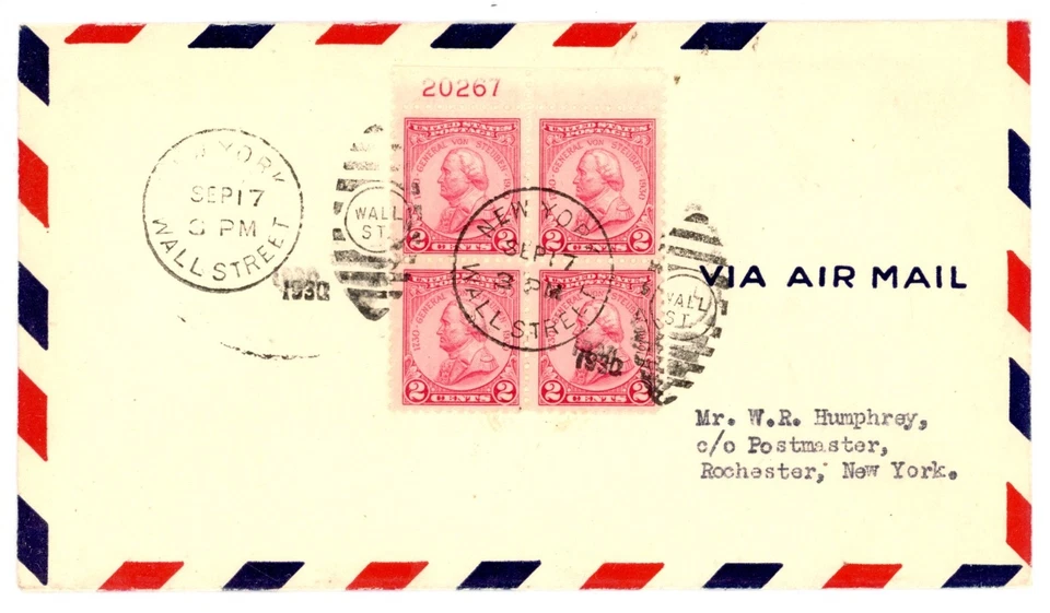 UNITED STATES-1st Day Cover Plate Block Scott #689 - Image 1 of 1