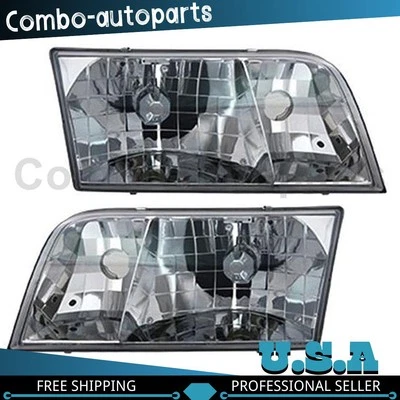 Left Right Headlight Assembly TYC for 1998-2011 Ford Crown Victoria - Image 1 of 3