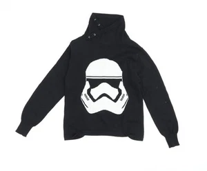 Star Wars Boys' Black Stormtrooper Jumper 9-10 Years - Picture 1 of 12