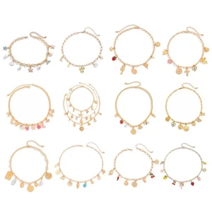 Bohemians Styles Shell Crosses Necklace Gold Charm for Beach and Ocean Lovers - Picture 1 of 19