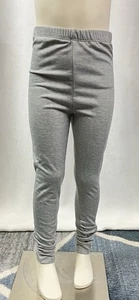 Emma & Elsa Soft Cozy Light Gray Leggings Elastic Waist Pull On Girls Size 10/12 - Picture 1 of 3