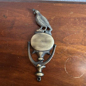 San Pacific Brass Door Knocker Quail Ready For Engraving Vintage MCM - Picture 1 of 8