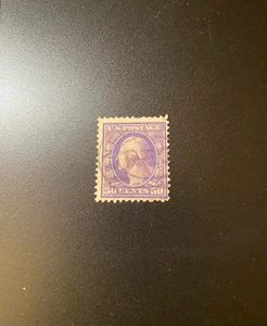 U.S. Scott #341 George Washington 1909 50¢ Used Single Stamp NG - Picture 1 of 2