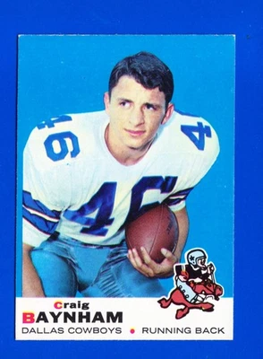 1969 Topps CRAIG BAYNHAM #122 EX/EXMT crease-free SET BREAK S&H Comb'd - Image 1 of 2