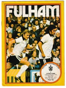 Fulham v Luton Town 1976/77 Division 2 - Picture 1 of 1