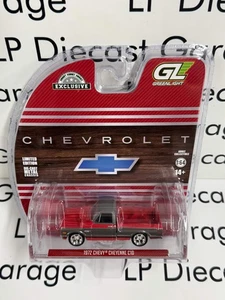 Camión diecast Chevrolet Cheyenne C10 1972 Greenlight rojo platón corto 1:64 - Imagen 1 de 2
